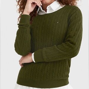 Tommy Hilfiger Green Crewneck Sweater